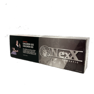 Nexx Ultra Lights 20 pack cigarette packaging with warning label on a green background.