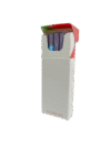 Open Pop N’ Smoke Watermelon pack showing purple patterned filter sticks and red/green interior flap.