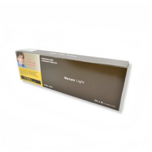 Nexus Light King Size cigarettes packaging, 25 x 8 count box, premium blend Canadian tobacco.